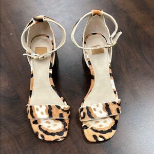 Louise et Cie Animal Print Heels